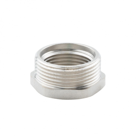 Футорка 1 1/4" х 1" НР-ВР, никелированная Alato