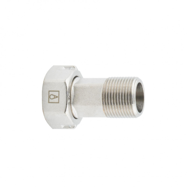 Американка с накидной гайкой 3/4" НР-ВР, никелированная Alato