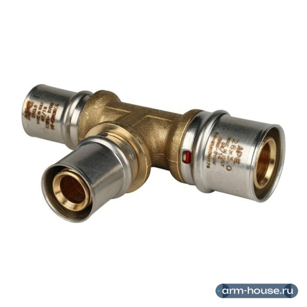 Тройник пресс Stout 26x20x20 мм переходной (SFP-0005-262020)