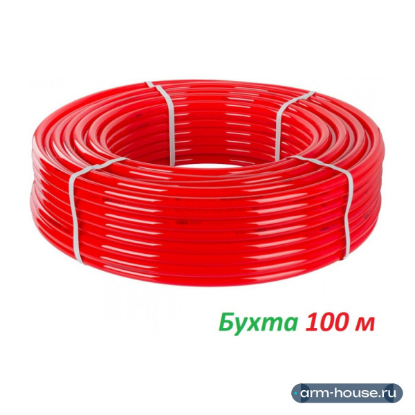 Труба Valtec из сшитого полиэтилена 20x2,0 мм PEX-EVOH красная в бухте 100 м (VP2020.3.100) - 1 м