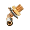Угольник прессовый 90° Oventrop Cofit P, 20 x 2,5 x 1/2", бронза (RX), ВР,