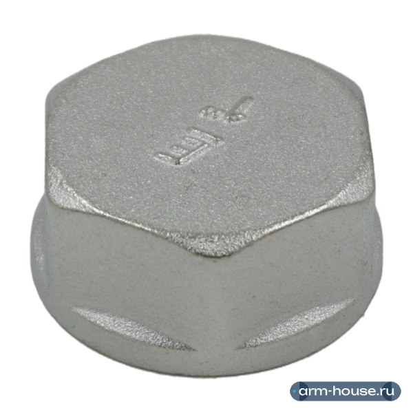 Заглушка с внутренней резьбой ELSEN TIN PLATED Metalit, 1", TIN латунь