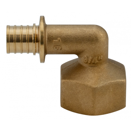 Угольник переходник латунный 16 x 3/4" Alato