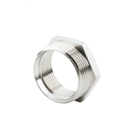 Футорка 1 1/2" х 1 1/4" НР-ВР, никелированная Alato