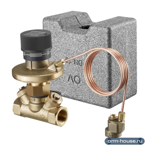 Регулятор перепада давления Oventrop Hycocon DTZ, DN 20 - 3/4" ВВ, 50-300 мбар, PN 16, латунь