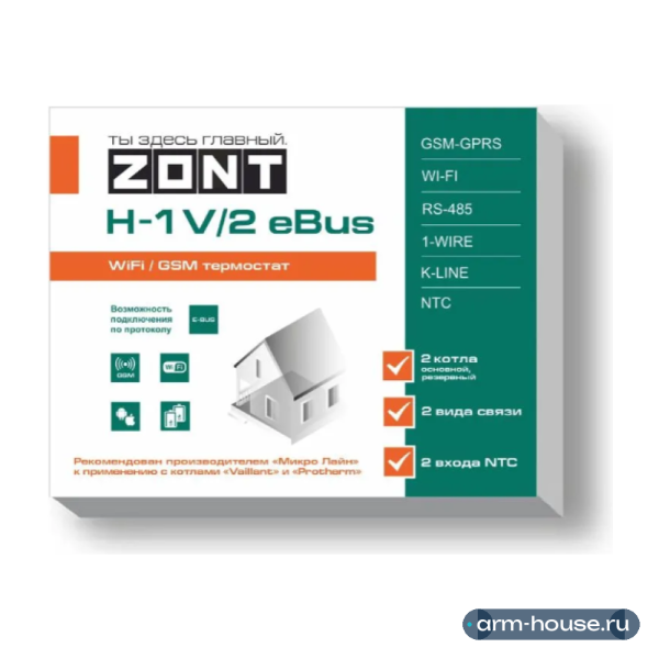 Блок Protherm дистанционного управления котлом GSM-Climate ZONT H-1V/2 eBUS