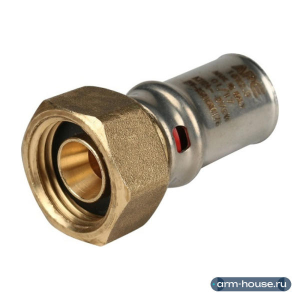 Переходник пресс Stout 20x1/2" с накидной гайкой (SFP-0016-001220)