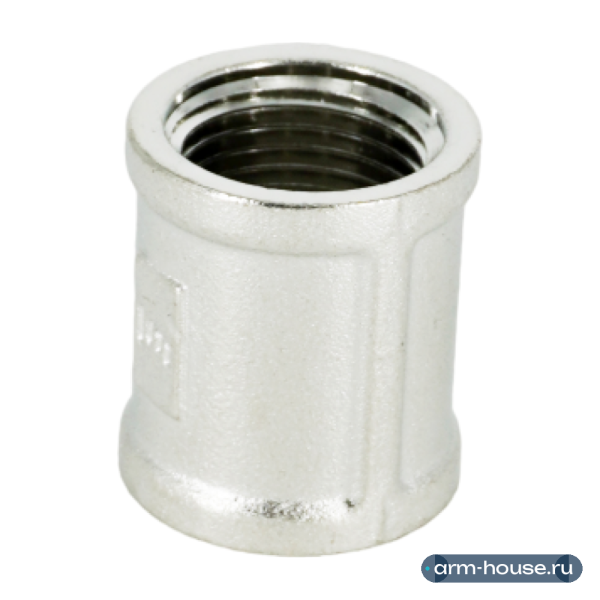 Муфта равнопроходная ВВ ELSEN, 1/2", TIN латунь