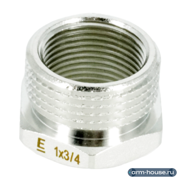 Футорка НВ ELSEN TIN, 1" x 3/4", латунь