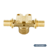 Тройник настенный ВР РЕХАУ RAUTITAN MX, 20-Rp 1/2"-20, DZR латунь, (MX)