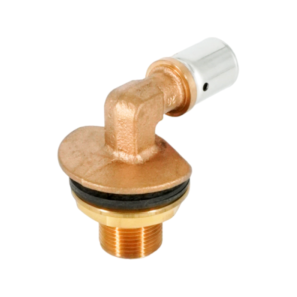 Угольник прессовый 90° Oventrop Cofit P, 20 x 2,5 x 1/2", бронза (RX), ВР,