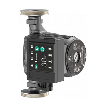 Насос циркуляционный PUMPMAN STAR25/6A с частотным регулированием скорости вращения, мощность 5-45 Вт, диаметр подключения 1", 220В/50Гц, монтажная длина 180 мм