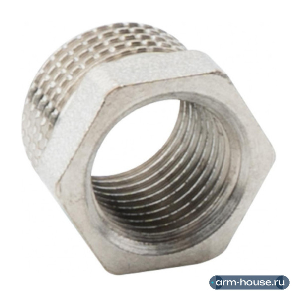 Футорка 3/8" х 1/4" НР-ВР, никелированная Alato