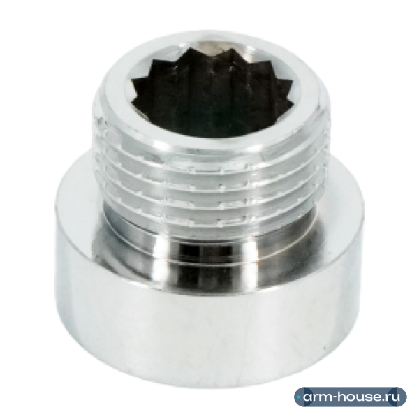Удлинитель НВ ELSEN TIN, 1/2" x 10 мм, латунь