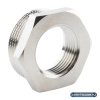 Футорка 1 1/2" х 1" НР-ВР, никелированная Alato