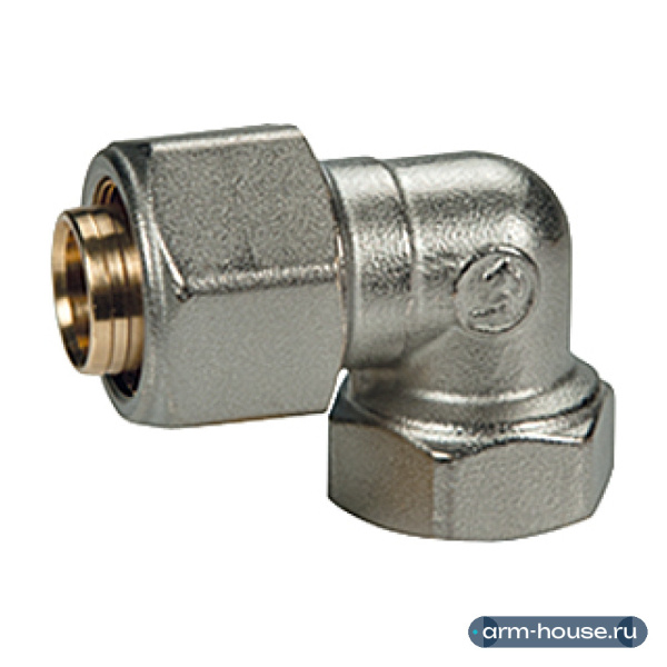 Угольник 90° Giacomini R563AM, 3/4" (В) x 20x2, латунь, хромированный
