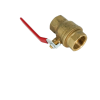 Кран шаровой Oventrop Optibal, Ду40, 1 1/2", из латуни, стойкий к выщилачиванию цинка, полнопроходной, с обеих сторон внутренняя резьба ISO228/1 (резьба соответсвует также Rp по EN 10226-1), маховик: рукоятка рычажная из оцинкованной стали в пластмассовой