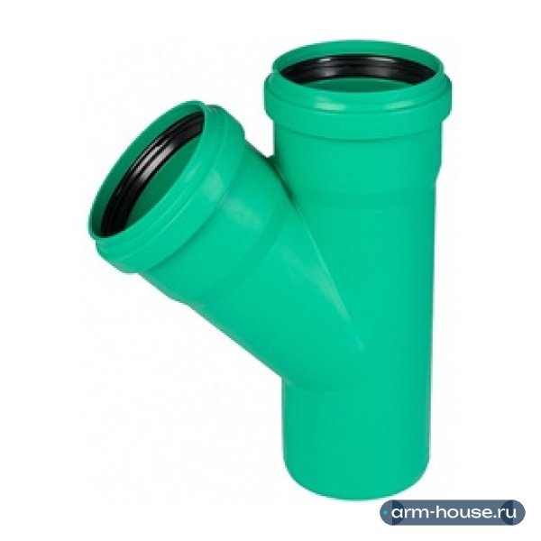 Тройник Ostendorf KG2000EA, 45°, 315, 315, PP-MD (полипропилен)