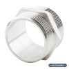 Ниппель 1 1/2", НР-НР, никелированный Alato