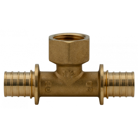 Тройник латунный переходник 20 x 1/2" x 20 Alato
