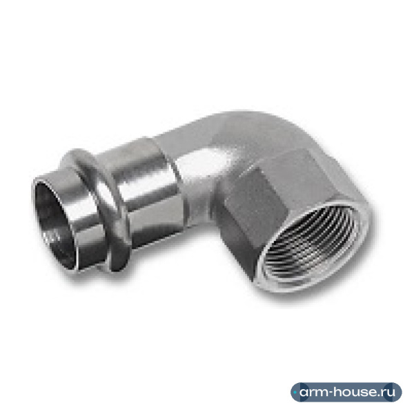 Угол 90° переходной SANHA 9090IG, 35 x 3/4" (ВР), нержавеющая сталь, ВПр-ВР
