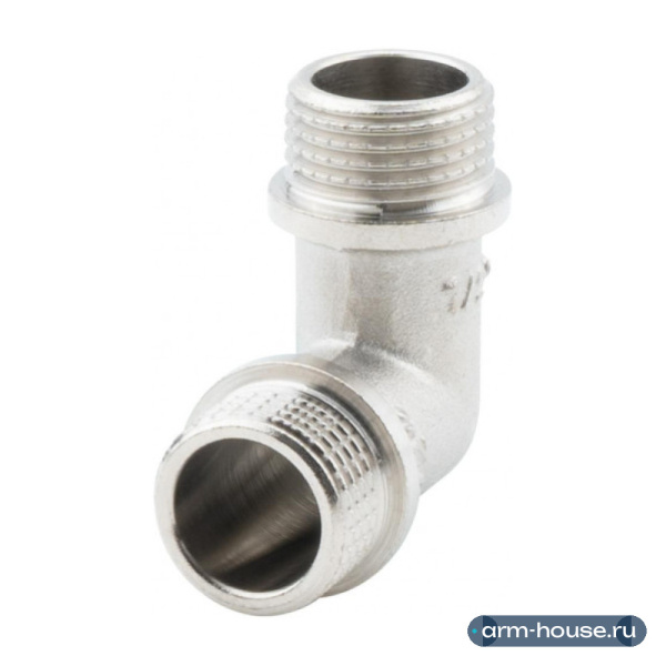 Угольник 1/2" НР-НР, никелированный Alato