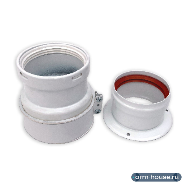 Адаптер моноблочный Мега Опт диаметр 60/100-диаметр 80/80 (Viessmann, Baxi)