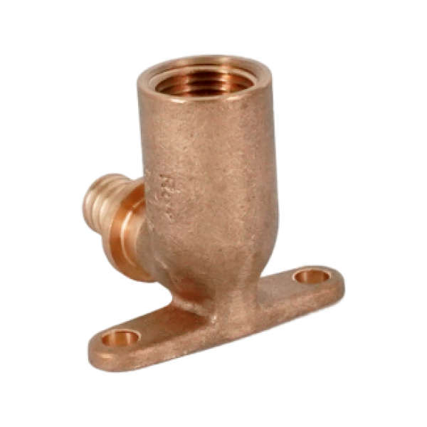 Угольник настенный ВР РЕХАУ RAUTITAN, 16-Rp 1/2", бронза (RX+), с длинным патрубком