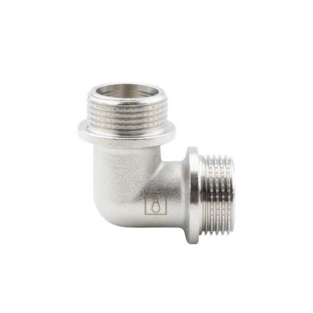 Угольник 3/4" НР-НР, никелированный Alato