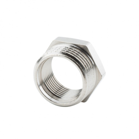 Футорка 1" х 1/2" НР-ВР, никелированная Alato, арт. 0122-2515