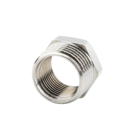 Футорка 1/2" х 3/8" НР-ВР, никелированная Alato, арт. 0122-1510
