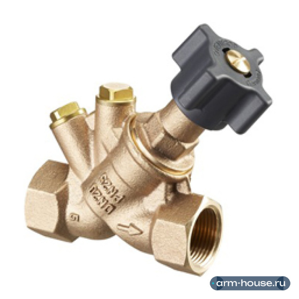 Вентиль запорный, Oventrop, Hydrocontrol ATR, без преднастройки, DN-50, 2", ВВ, PN, бар-25, T°C -от -20 до +150, бронза, с присоединительными отверстиями для измерительной техники "classic" (закрыты заглушками)