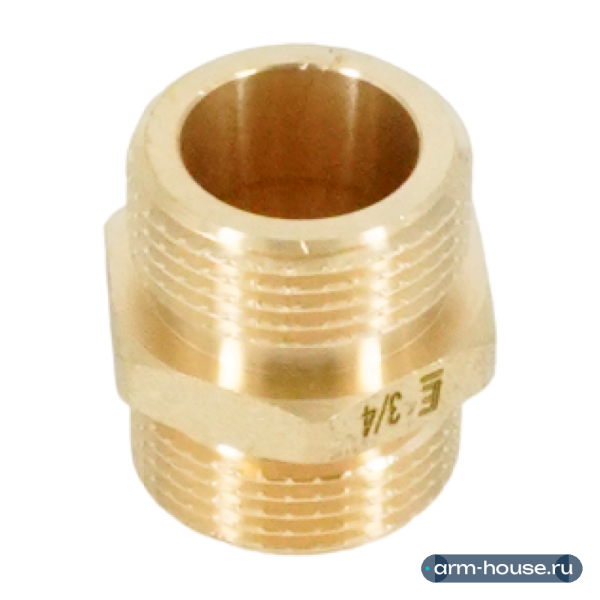 Ниппель равнопроходной НН ELSEN Metalit, 3/4", латунь