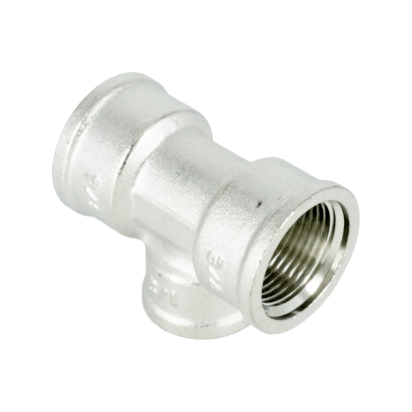 Тройник переходной ВВВ ELSEN, 3/4"х1/2"х3/4", TIN латунь