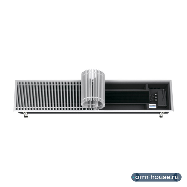 Конвектор внутрипольный Varmann Ntherm 370х110х800 мм, U-профиль, с естественной конвекцией, с алюминиевой решеткой