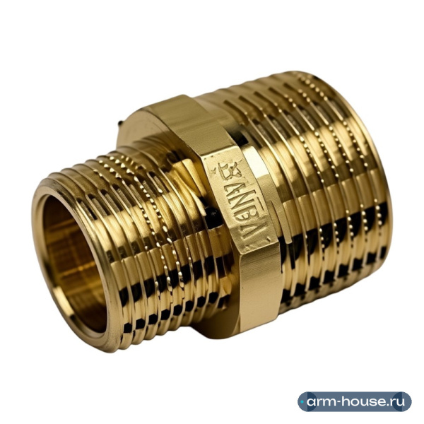 Ниппель редукционный НР-НР SANHA PURAFIT, 1 1/2" x 1", 3245