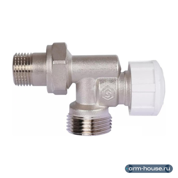 Клапан термостатический осевой Stout 1/2" х 3/4" евроконус