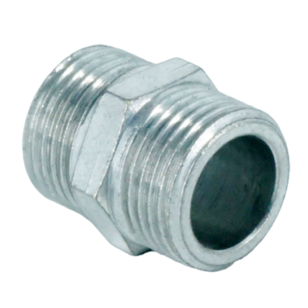 Ниппель равнопроходной НН ELSEN, 3/8", TIN латунь