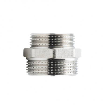 Ниппель переходной 1 1/2" х 1 1/4" , НР-НР, никелированный Alato