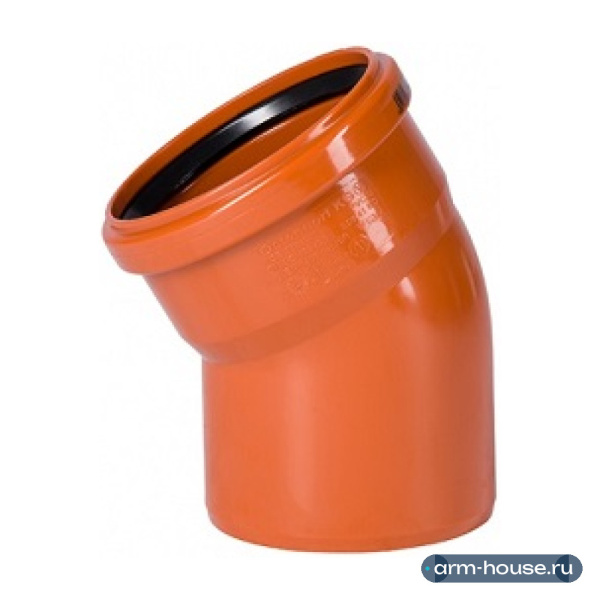 Отвод Ostendorf KGB, 30°, 110, 110, PVC (поливинилхлорид)