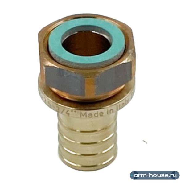 Переходник с накидной гайкой ELSEN Monolit, 25х3/4", латунь