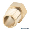 Штуцер 1/2" x 18мм ВР, латунный Alato