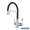 Cмеситель для кухни под фильтр GANZER SILESTIS GZ77025C Черный