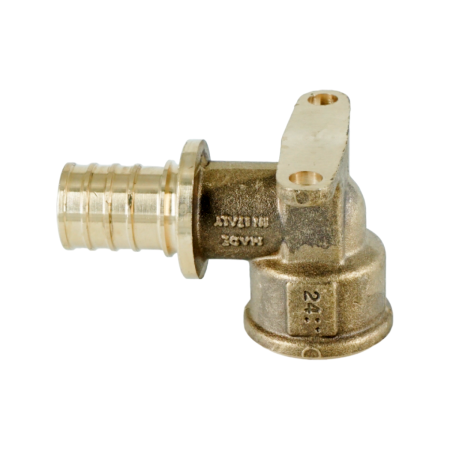 Угольник настенный В ELSEN Monolit, 25х3/4", латунь