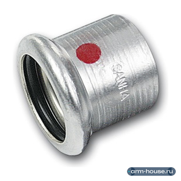 Заглушка SANHA 24301, 18 мм, оцинкованная сталь, ВПр