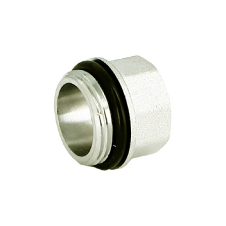 Переходник Uni-Fitt 3/4"x1/2" НР/ВР с прокладкой O-ring никелированный 634N3201