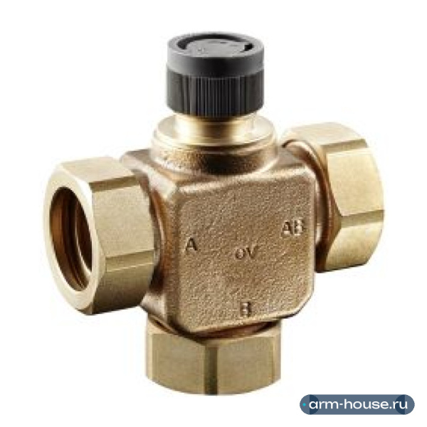 Вентиль смесительный трехходовой Oventrop Tri-CTR, DN 25, PN 16, M30x1,5