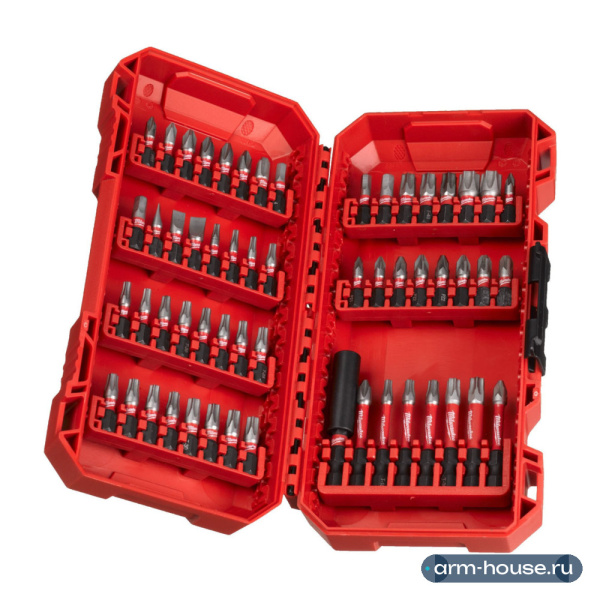 Биты Milwaukee SHOCKWAVE™ набор 56ед. GEN III в пласт. кейсе