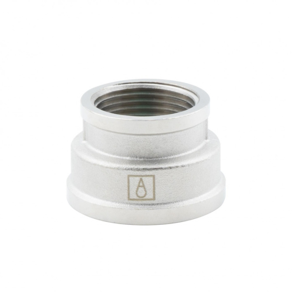 Муфта переходная 1 1/4" х 1" , ВР-ВР, никелированная Alato