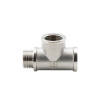 Тройник 1/2" ВР-ВР-НР, никелированный Alato